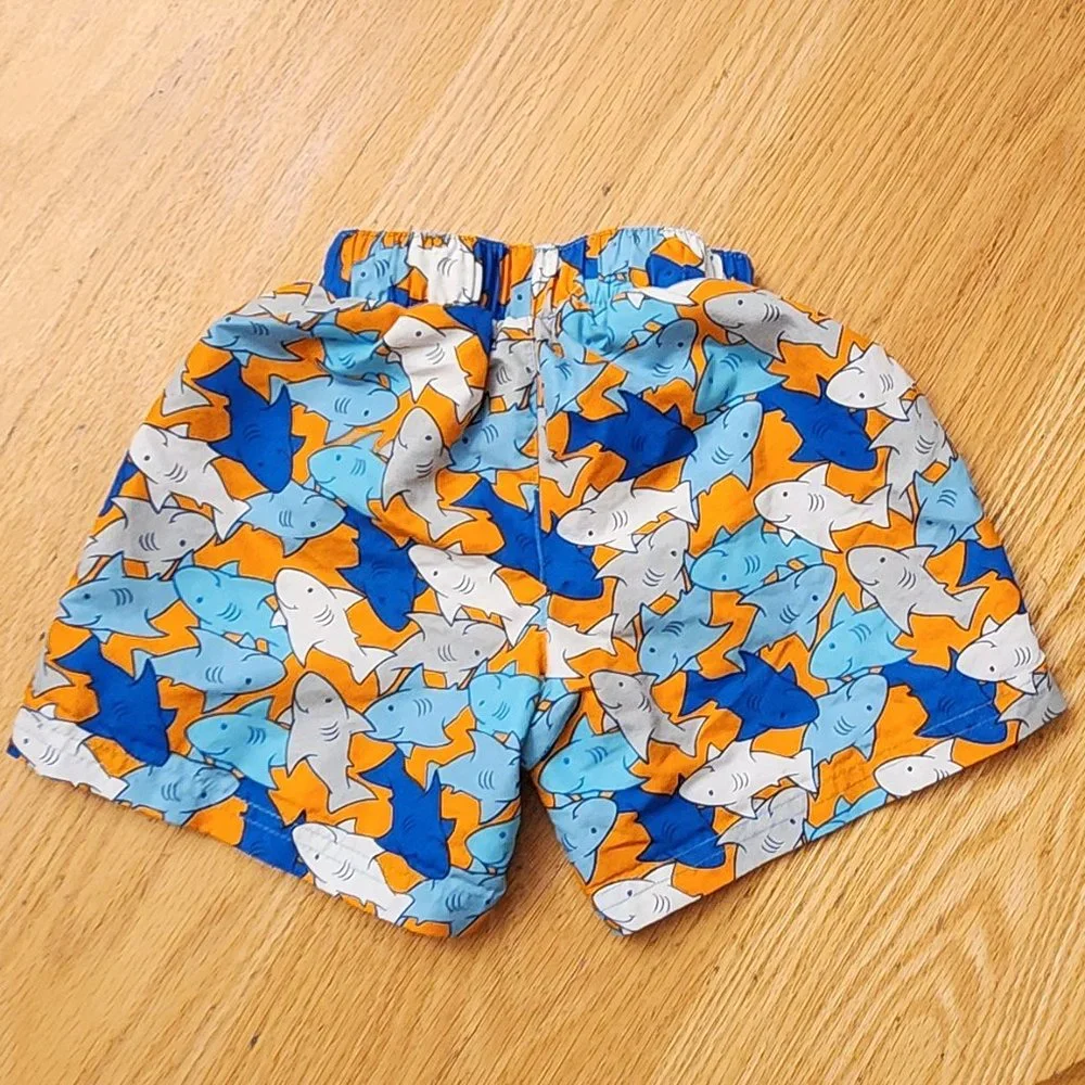 Wippette Toddler Shark Swim Trunks Size 2T